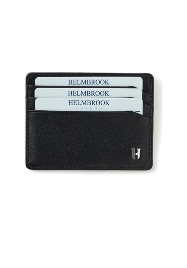 Drew Erkek Deri İnce Tasarım Kartlık Siyah