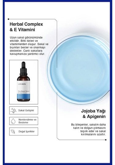 Luis Bien Mavi Sakal Bakım Serumu 30 ML