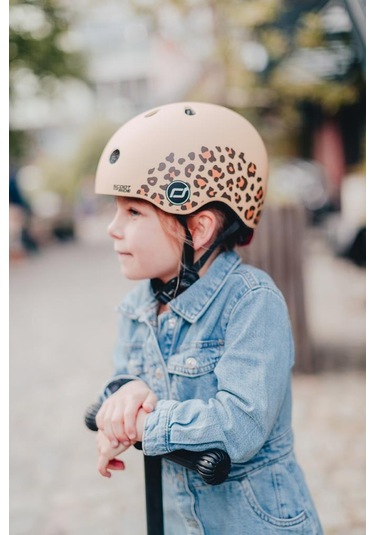 Scoot And Ride Lifestyle Bebek Kaskı Xxs-s Leopard 181206-96561