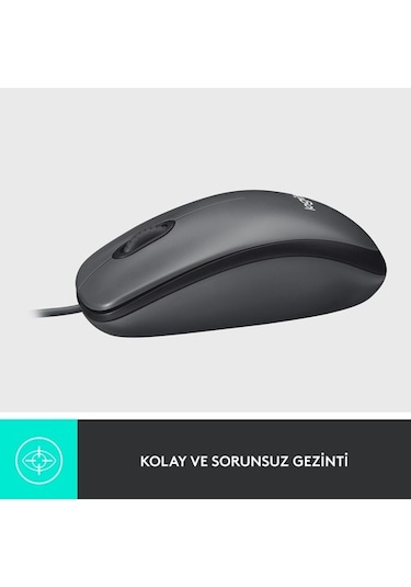 Logitech M100 USB Kablolu Optik Mouse