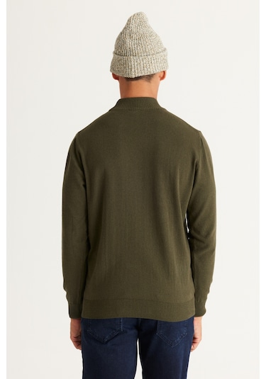 AC&Co / Altınyıldız Classics Erkek Haki Standart Fit Normal Kesim Yarım Balıkçı Yaka Hafif Salaş Pamuklu Triko 4A4921100008HAK3XL Haki AC&Co / Altınyıldız Classics Erkek Haki Standart Fit Normal Kesim Yarım Balıkçı Yaka Hafif Salaş Pamuklu Triko 4A4921100008HAK3XL Haki