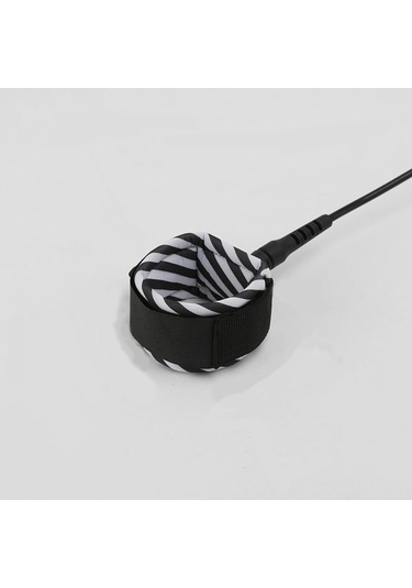 Suntek Sörf Tahtası Tasma Bacak Halatı Çift Siyah-6-ft