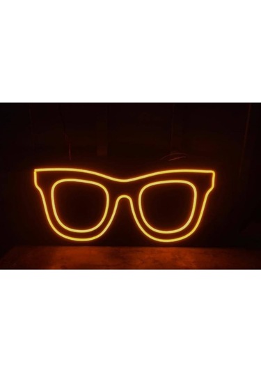 Neon Led Gözlük Gece Lambası Renkli