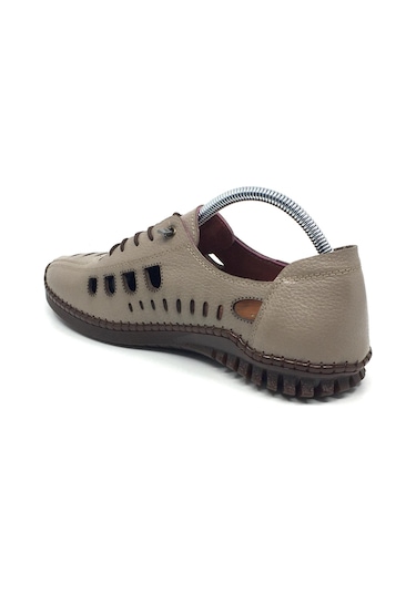 Catelli %100 Hakiki Deri Erkek Tam Yazlık Rahat Günlük Delikli Çarık Ayakkabı Yeni Sezon 40-45 Vizon Catelli %100 Hakiki Deri Erkek Tam Yazlık Rahat Günlük Delikli Çarık Ayakkabı Yeni Sezon 40-45 Vizon