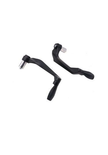 Evrensel Motosiklet Fren Kornası Koruma Çubuğu Sap Koruyucusu Siyah Çift