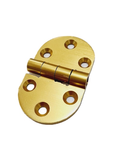 Oval Masa Menteşesi Sarı Ölçü 4 Cm / 68 Mm 5 Adet