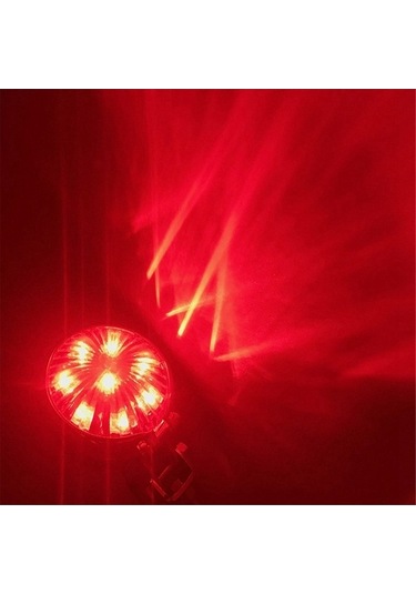 Novahub Stop Stop Motosiklet Lens Led Lambası Kırmızı Arka Altın 12v Df Altın