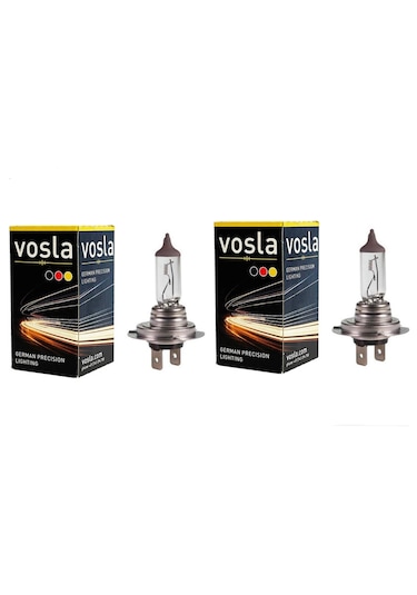 Vosla 2 Adet 12v H7 55w Halojen Standart Renk Ampul