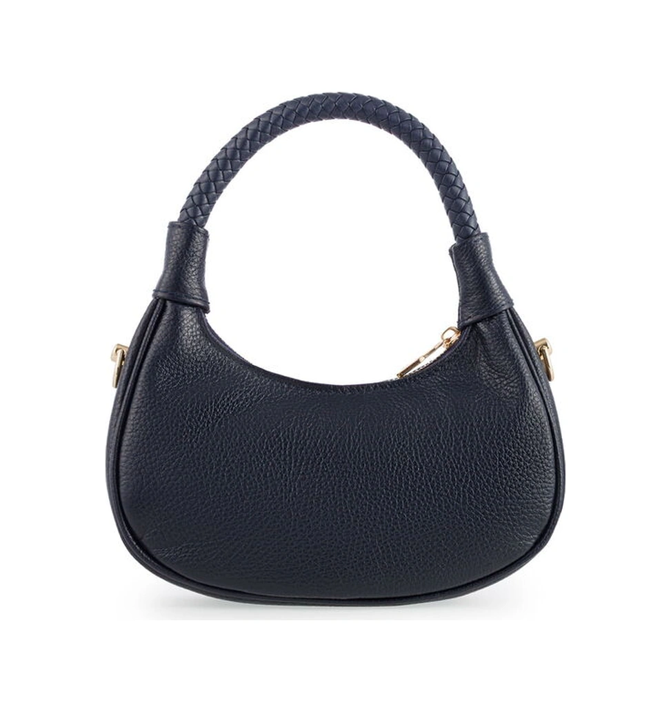 Bilik Deri Mini Lacivert Kadın El Çantası Blm 7560-r Lacivert