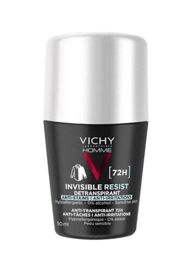 Vichy Homme Invisibile Ressist 72H Erkek Roll-On Deodorant 50 ML