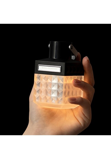 Led Kamp Işığı Çok Fonksiyonlu Kamp Alanı Feneri 2 Siyah Siyah