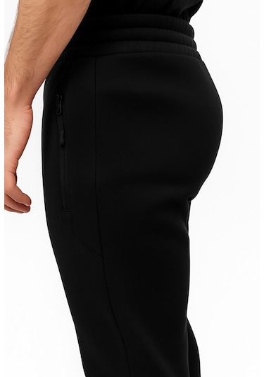 Axxel Erkek Siyah Eşofman Altı 3 İplik Şardonlu-p2118 Siyah