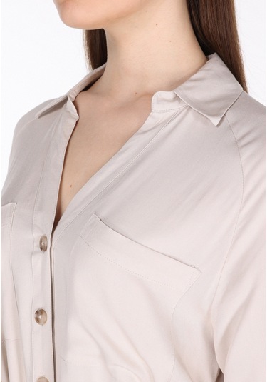 Colins Regular Fit Kadın Bej Elbise Cl1073826 Q1.v1 Beı Bej Colins Regular Fit Kadın Bej Elbise Cl1073826 Q1.v1 Beı Bej