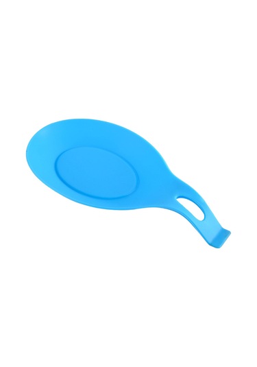 Teltree Mutfak Isı Yalıtımı Konseptli Silikon Kaşık Tutucu - Temizliği Kolay Mavi Mutfak Aleti