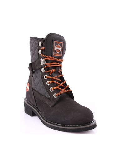 Harley Davidson New Worker Hakiki Deri Kadın Bot