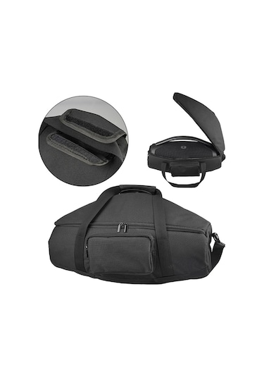 Cbtx Jbl Boombox 3/2 İçin Seyahat Çantası Taşınabilir Bluetooth Hoparlör Bezi Omuz Askılı Saklama Çantası Taşıma - Siyah Siyah