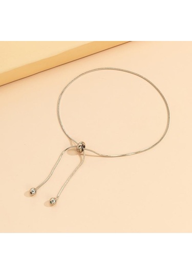 Gümüş Ayarlanabilir Zincir Halhal Bilezik Kadınlar İçin Vintage Moda Basit Ince Zincir Halhal Kadın Ayak Plaj Takı Hediye