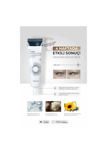 Lebelage 40 ML - Peptit Kompleksi Ile   Göz Kremi Dr. Peptide Derma Eye Cream