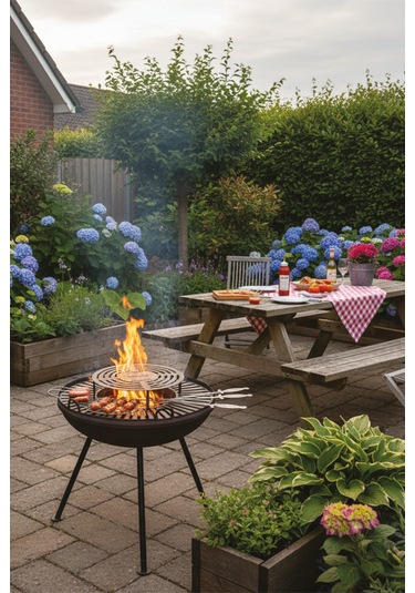 Yarım Dünya Mangal Siyah