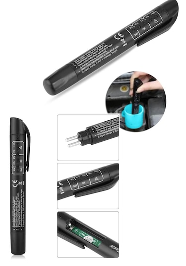 Araç Fren Hidrolik Yağı Ölçüm Cihazı Led Göstergeli Test Kalemi