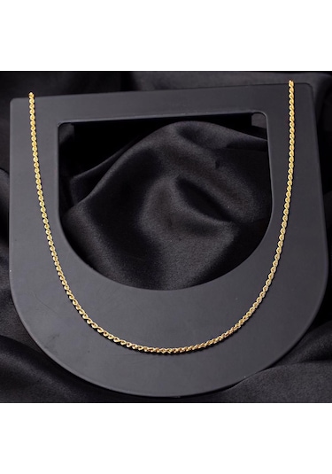 Bilezikci Burgu 14 Ayar Altın Zincir 50 CM 14HL501