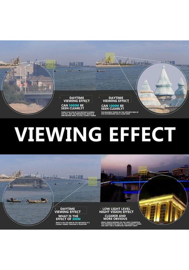 Monoküler Teleskop Yüksek Güç 60x60/80x80/20x50 Çift Tüp/zoom Dürbünleri