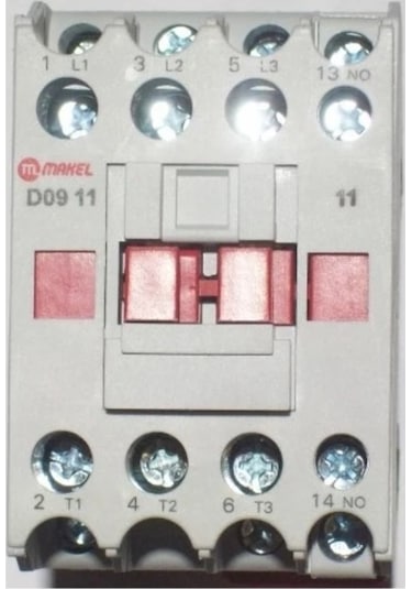 Makel Kontaktör Knc1-0911 Ac Kontaktör 4kw 9a