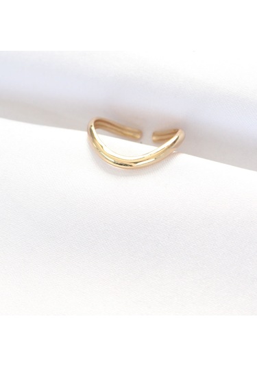 Yassı Gold Renk Ayarlanabilir Yüzük - Tj-byk3101 Gold