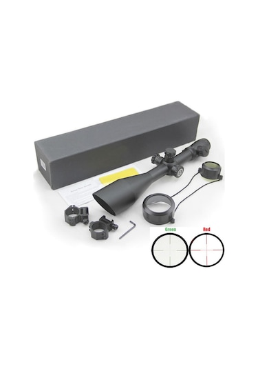 Nikula 6-24x60 Çift Işık Kaynaklı - Süper Zoomlu Dürbün Siyah