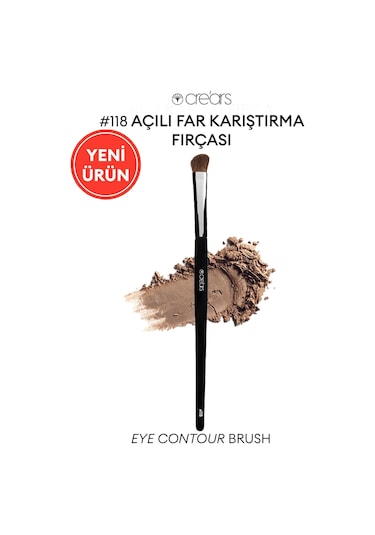 Açılı Far Karıştırma Fırçası Cre'ars Eye Contour Brush 118