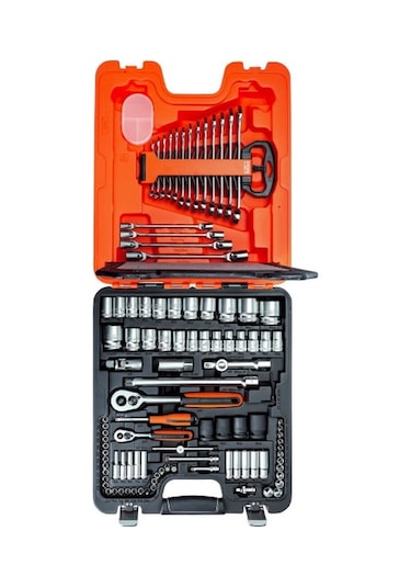 Bahco Lokma takım seti 1/4”, 1/2'' + kombine anahtar 106 parça