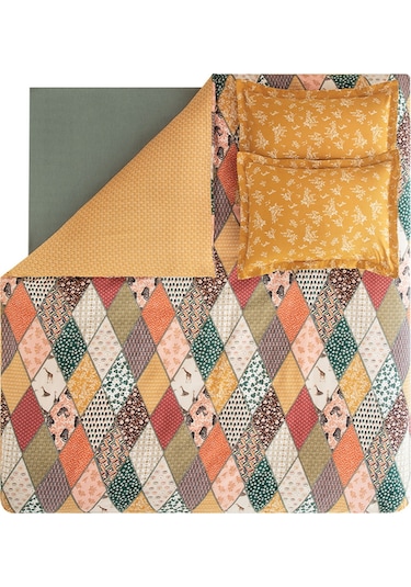 Yataş Bedding Astrid Ranforce Tek Kişilik Nevresim Takımı -Hardal