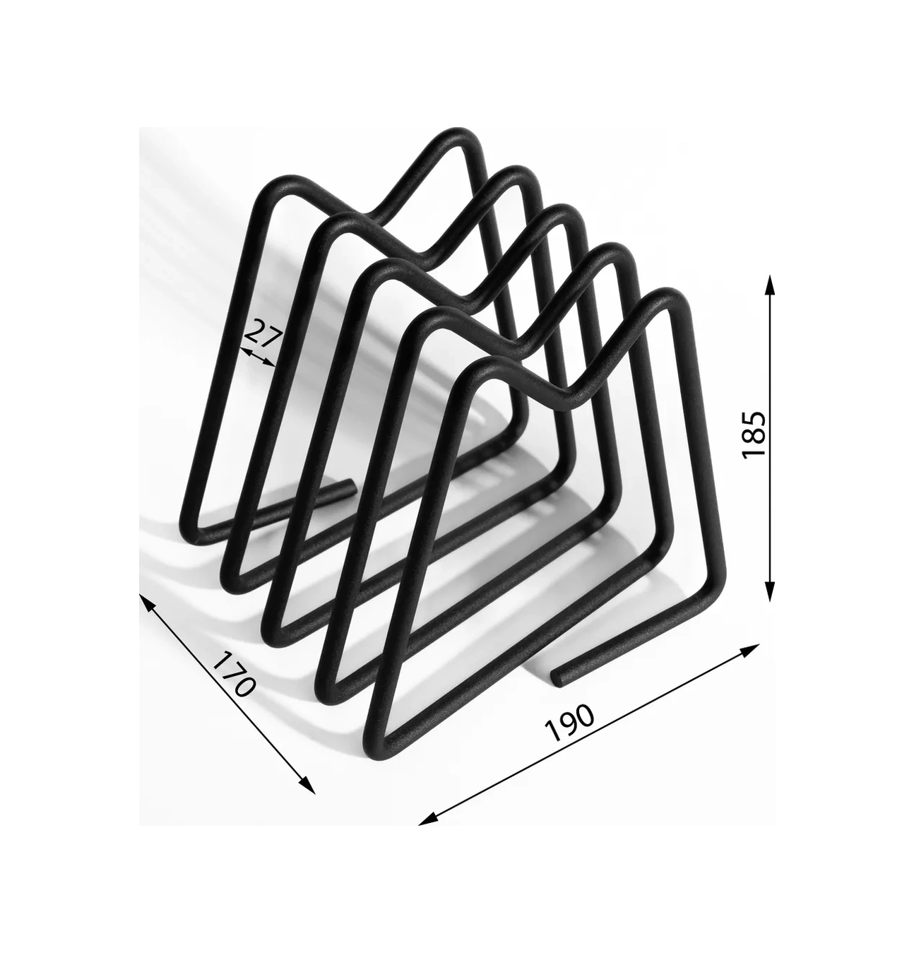 İlwi Kesme Tahtaları İçin Stand Tutucu 189884510 Siyah