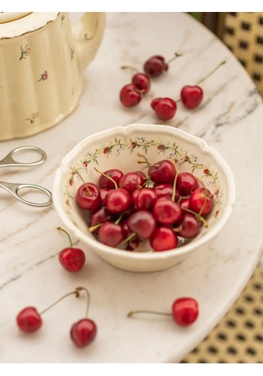 Roomi Derin Baskılı Seramik Yemek Tabağı 370 Ml 162379603 Beyaz