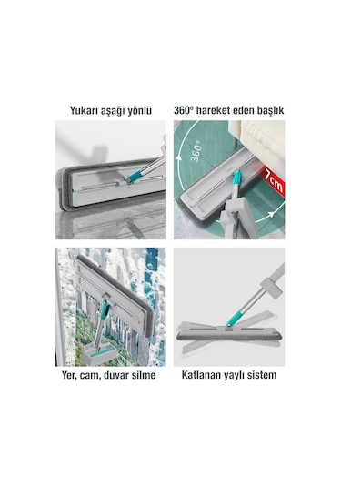 Smarter Aqua Star Temizlik Seti + Yedek Tablet Mop Paspas
