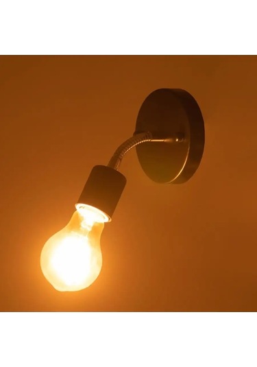 Bayerlux Duvar Aplik Lambası Loft E27 40w 154907351 Siyah