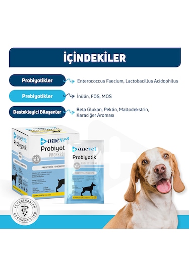 Onevet Probiyotik Saşe 30x1 Gr Köpek