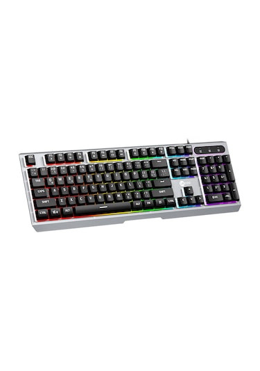 Lecoo KB121 USB Kablolu Makro Tuşlu Rainbow Membran Gaming Türkçe Q Klavye