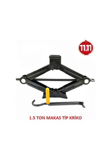 Oto Kriko Makas Tip Kollu Araç Kriko 1.5 Ton