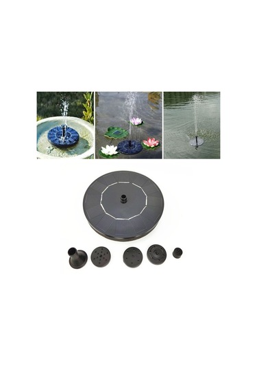 Bahçe Otomatik Güneş Yüzen Çeşme Şelalesi Siyah , Boyut:güneş Şelalesi
