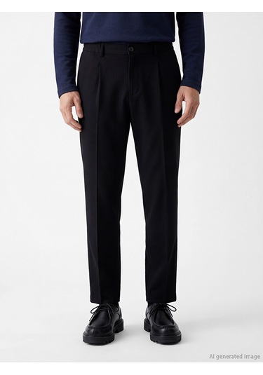 Lcwaıkıkı Classic Siyah Regular Fit Erkek Chino Pantolon