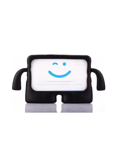 Galaxy Uyumlu  Tab 4 T280 Frm İbuy Standlı Tablet Kılıf-siyah Arka Kapak