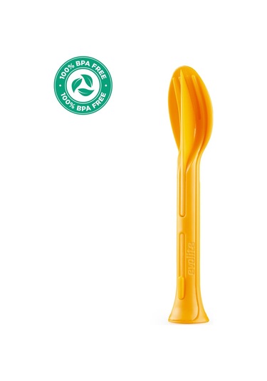 Evolite Combo 3 İn 1 Çatal Kaşık Set Turuncu