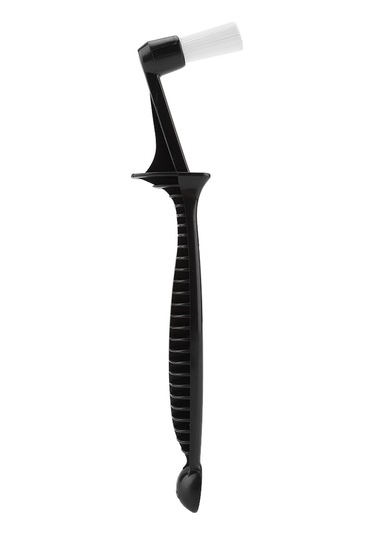 Yaleker İki Uçlu Kahve Makinesi Filtre Temizleme Fırça Ve Toz Kaşığı - Ergonomik Tutamaklı Dayanıklı Plastik Diğer