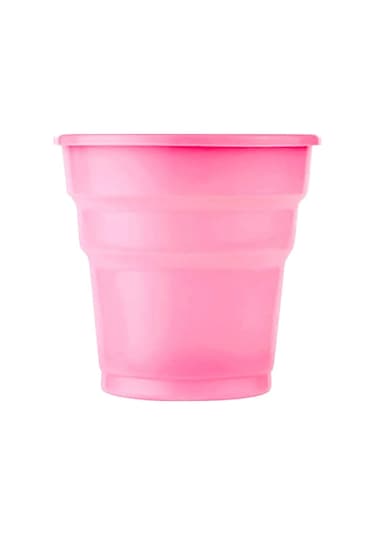 Bardak Plastik Bardak 25 Adet Pembe Renk