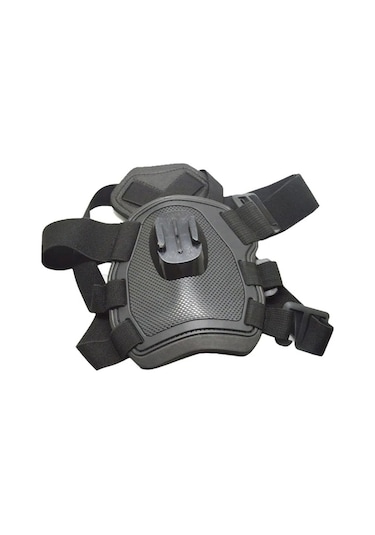 Pazly Köpek Göğüs Kayışı - Gopro Hero Uyumlu, Ayarlanabilir Spor Kamera Aksesuarı, Siyah, 7-54 Kg Köpeklere Uygun