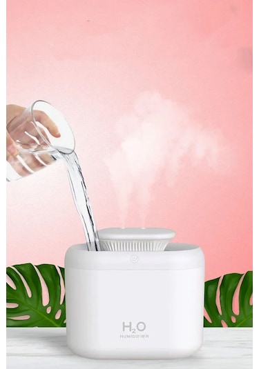 3.3 Litre Hava Nemlendirici Ultrasonik Aroma Buhar Makinesi Çift Sprey Aroma Difüzörü Led Işıklı