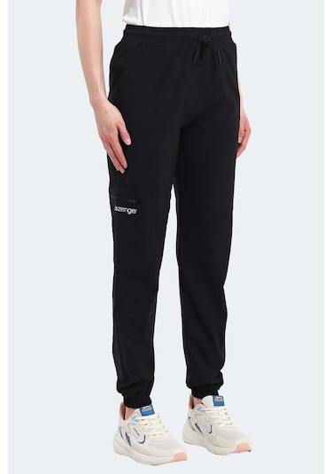 Slazenger Naoko 2 Li Set Kadın Eşofman Altı Siyah - Haki