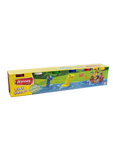 Oyun Hamuru 6 Renk Sevimli Balıkçı 6 100 Gram