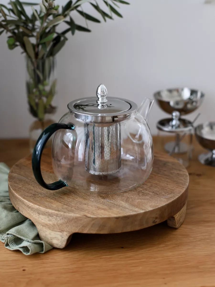 Home Lovers 1,3 L Cam Demlik Çaydanlık 240493821 Beyaz